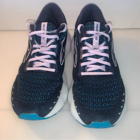 Brooks Glycerin 20 running jogging sneakers shoes women’s size:10 blue - Picture 1 of 13